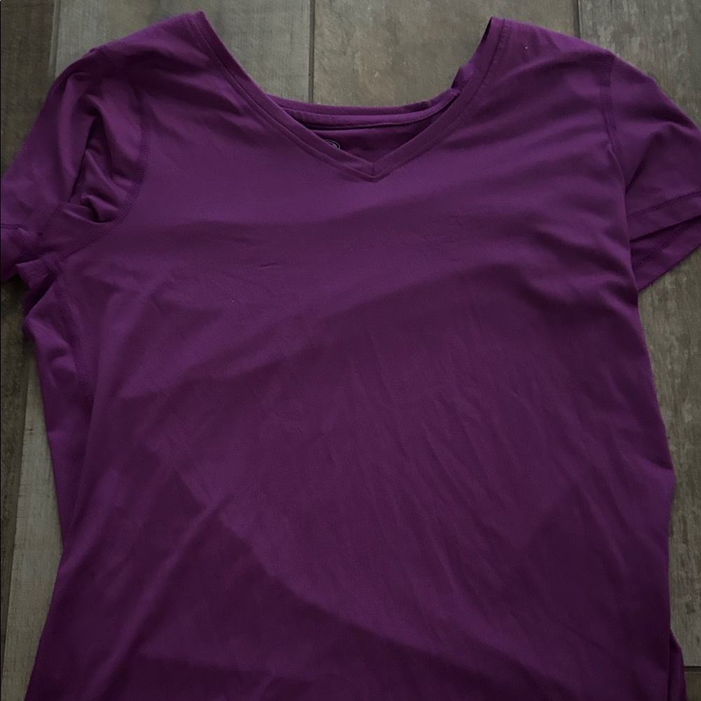Athletic Purple Short Sleeve Tee